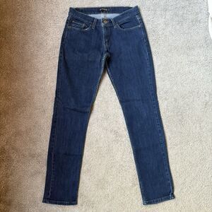 Levis Womens Too Superlow 524 Jeans Dark Wash Jeans Size 9 Y2K Skinny Retro